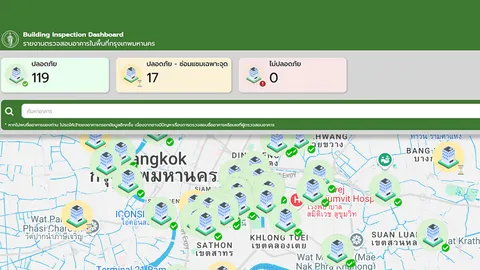 กทม. เปิดระบบ “เช็กความปลอดภัยอาคาร” ให้ดูสถานะตึก-คอนโดของคุณได้เอง