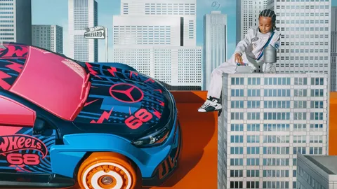 รถเด็กเล่น Hot Wheels Mercedes-Benz new CLA  