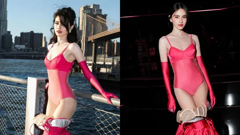 ใหม่ ดาวิกา อวดชุดใส่ไปชมแฟชั่นโชว์ คนพากันงงคอนเซ็ปต์ชุดนี้คืออะไร