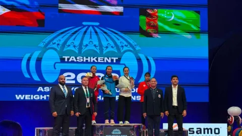 สรุปผลงาน "จอมพลังไทย" คว้าไปแล้ว 4 เหรียญทอง, 1 เหรียญเงิน และ 1 ทองแดง ศึกเอเชียที่อุซเบกิสถาน